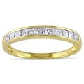 Miadora 14k Yellow Gold 1/2ct TDW Channel Diamond Wedding Band (G-H, I2-I3)
