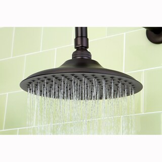 Victorian Oil Rubbed Bronze 8-inch Shower Head w/ Shower Arm