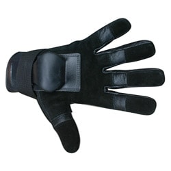 MBS Small Full Finger Black Hillbilly Wrist Guard Gloves-Image