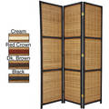 Woven Wood 6-foot Accent Room Divider (China)