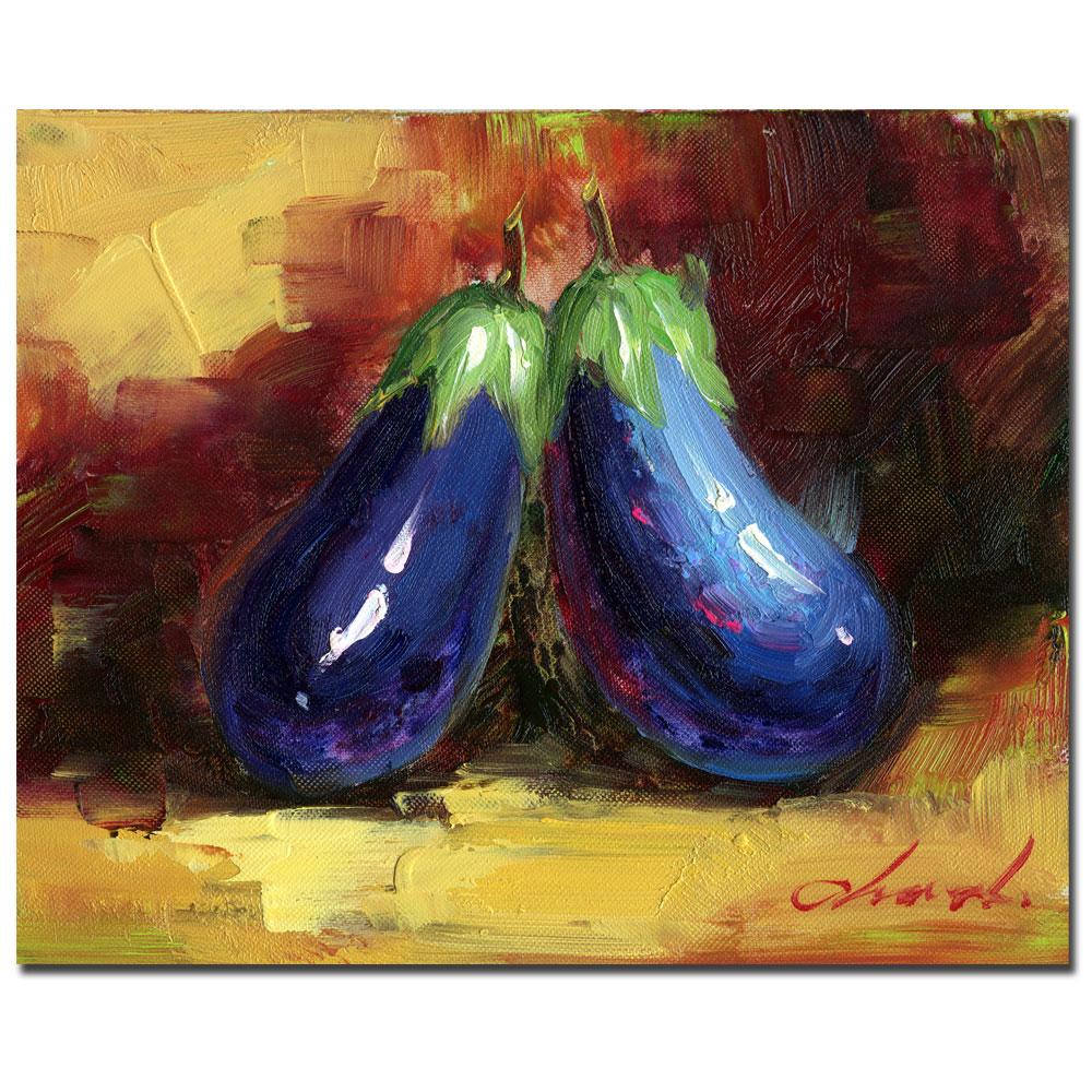 Eggplant Still Life' Gallerywrapped Canvas Art 13418691 Overstock