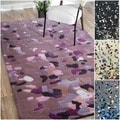 Handmade Alexa Pino Celebrations Confetti Burst Rug (5 ' x 8 ')
