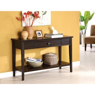 (^ ^)// Furniture of America Karlyn Dark Cherry Sofa/ Entryway Table