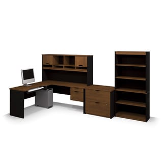 Bestar Innova L-shaped Workstation Set