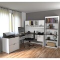 Bestar Innova L-shaped Workstation Set
