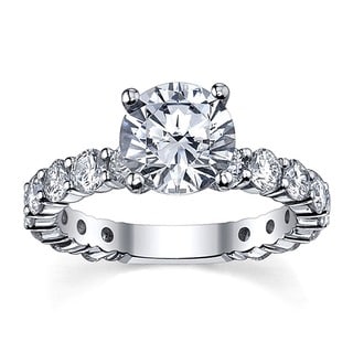 14k White Gold 4 5/8ct TDW Diamond Engagement Ring (G-H, SI1-SI2)