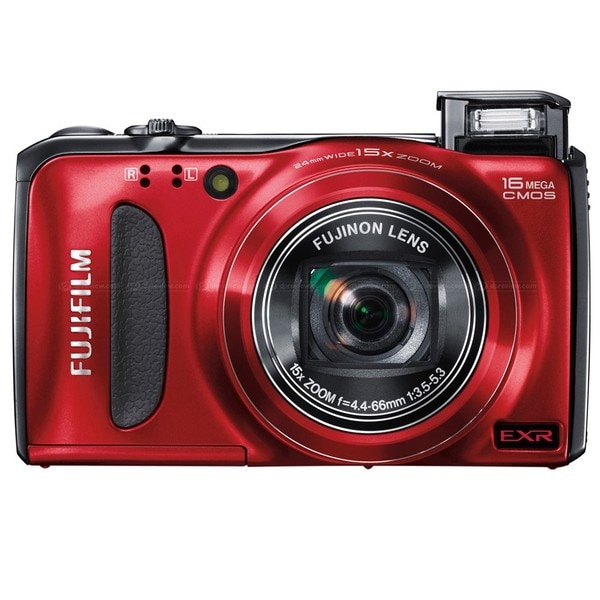 Fujifilm FinePix F500EXR 16MP Red Digital Camera