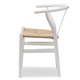 Wishbone Ivory Wood Y Chair