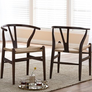 Wishbone Dark brown Wood Y Chair