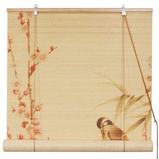 Bamboo 'Love Birds' Window Blinds (24 in. x 72 in.) (China)