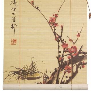 Bamboo Sakura Blossom Blinds (24 in. x 72 in.) (China)