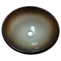 Earth Modern Tempered Glass Vessel Bathroom Sink