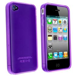 TPU Rubber Skin Case for Apple iPhone 4