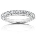 14k White Gold 1ct TDW Diamond Wedding Band