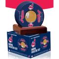 Steiner Sports Cleveland Indians Coasters w/ Game Field Dirt (Set of 4)