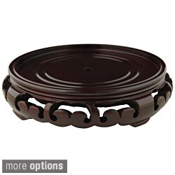 Low Price Wooden Carved Rosewood Pedestal Stand (China)