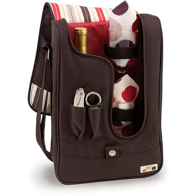 Picnic Time Insulated Wine Tote and Tool Set Overstock Shopping Big