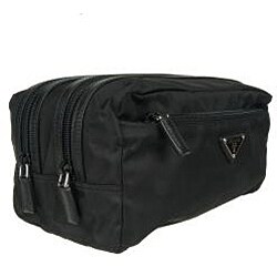 prada black synthetic travel bag  