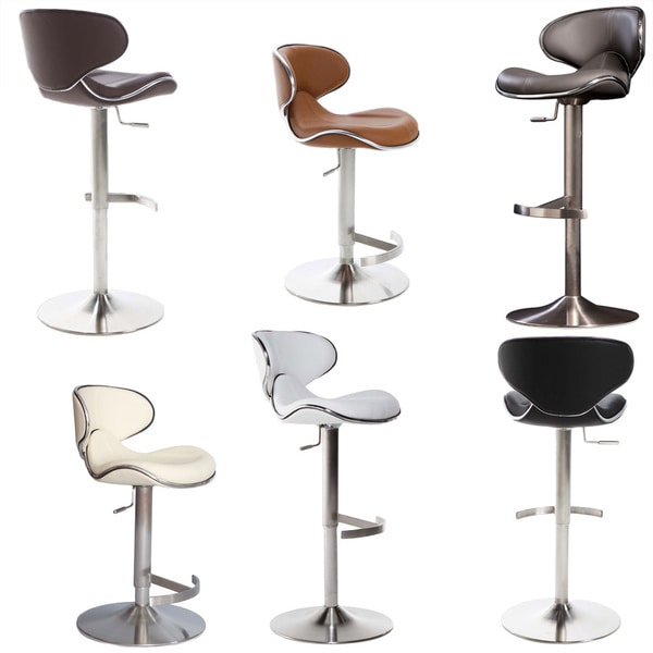 Ecco Adjustable Height Swivel Stool Overstock Shopping Great Deals