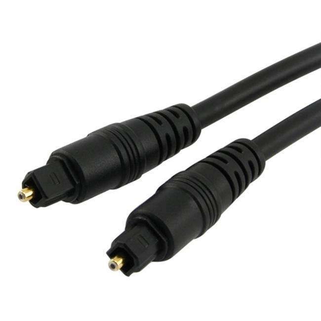 INSTEN 12-foot Black Digital Optical Audio TosLink Cable Male to Male