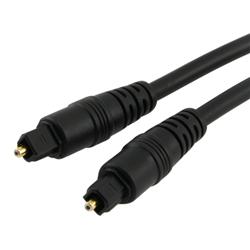 INSTEN 12-foot Black Digital Optical Audio TosLink Cable Male to Male