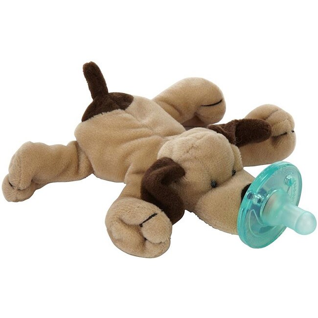 WubbaNub Brown Puppy Infant Pacifier 13449271