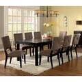 Catherine Espresso 7-pc Dining Set with Removable Leaf