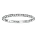 10k White Gold 1/3ct TDW Diamond Eternity Wedding Band