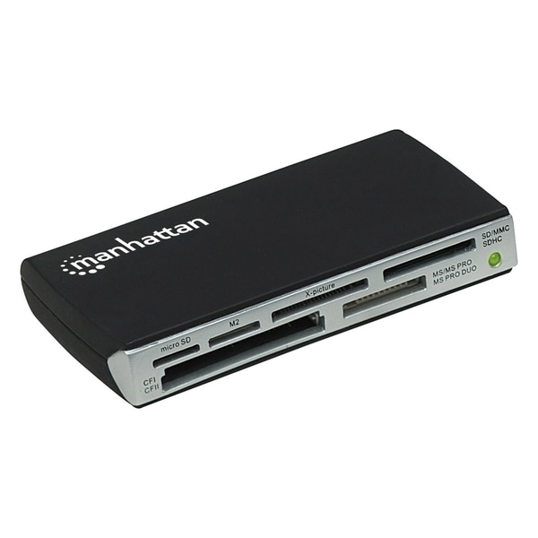 Manhattan Hi-Speed USB 60-in-1 Multi-Card Reader/Writer