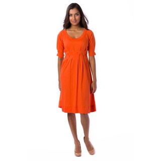 Click to Enlarge for AtoZ Women's Pin Tuck Dress AtoZ Women's Pin Tuck Dress-Image