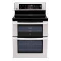 LG 6.7-cu-ft Stainless Steel Double Oven with Electric Range
