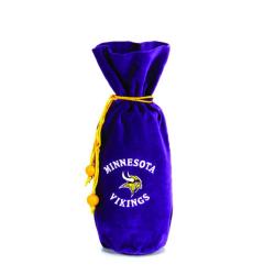 Minnesota Vikings 14-inch Velvet Wine Bottle Bag