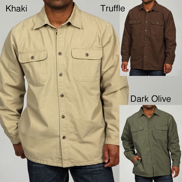 canvas shirts men's