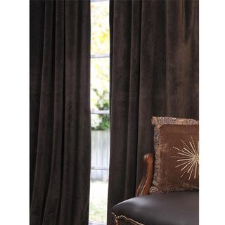 Signature Java Velvet 120-inch Blackout Curtain Panel
