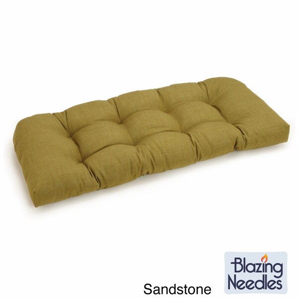 Blazing Needles Solid Tufted All Weather U Shaped Outdoor Settee