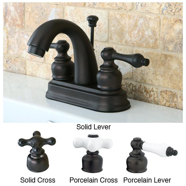 Oil Rubbed Bronze Classic Doublehandle Bathroom Faucet 13481445 Shopping