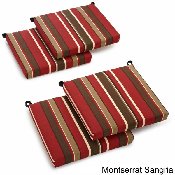 All-Weather UV-Resistant Outdoor Chair Cushions with Zipper Closure