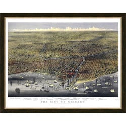 Now Sale 'Chicago Cityscape' Framed Print