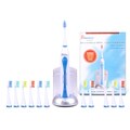PURSONIC S400 Deluxe Plus SONIC Electric Toothbrush w/ 12 Brush Heads