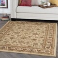 Ivory Abstract Rug (5' x 7')