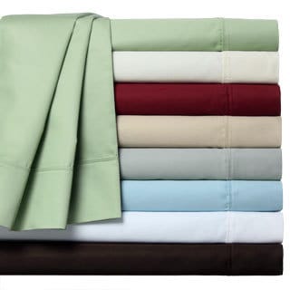 Find Shop Lancaster Sateen 1000 Cotton Blend Thread Count 6- Piece Sheet Set