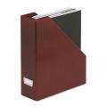 Rolodex Wood Tones Mahogany Magazine File