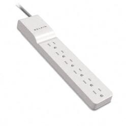 Belkin White 6-outlet Surge Protector