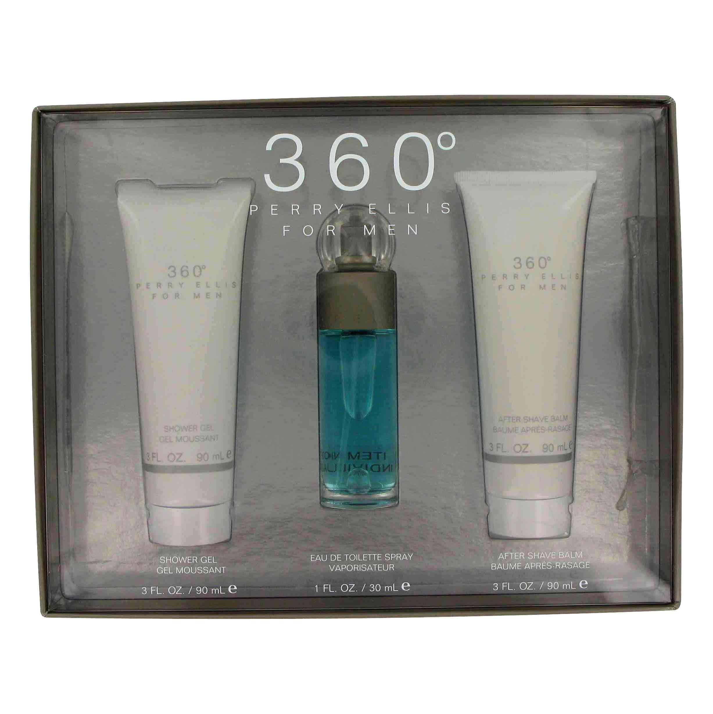 Perry Ellis 360 Men's 3piece Fragrance Gift Set Overstock Shopping