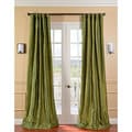 Fern Green Faux Silk Taffeta 108-inch Curtain Panel