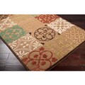 Woven Equinox Natural Indoor/Outdoor Moroccan Tile Rug (5' x 7'6)