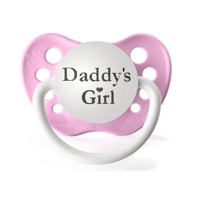 Personalized Pacifiers Daddy S Girl Pink Pacifier Overstock Com Shopping Big