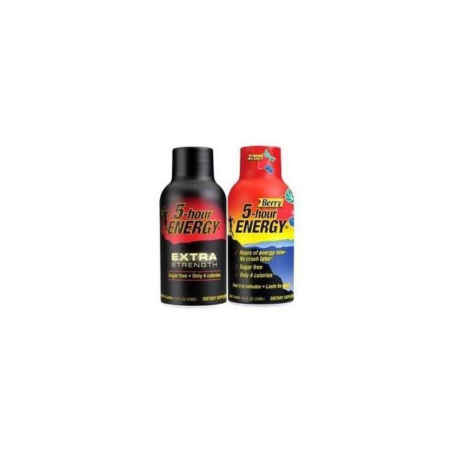 5-hour Energy and 5-hour Extra-strength 2-oz Energy Drinks (Pack of 48) @ Overstock.com