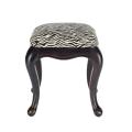 Rebecca Zebra Wood Stool