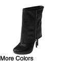 Journee Women's 'Anne Michelle' Mid-calf Cuffed Platform Boots